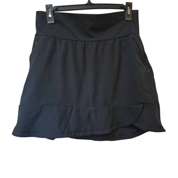 Adidas Women's Black Made with Parley Ocean Plastic Tiered Athletic Tennis Golf - Picture 1 of 9